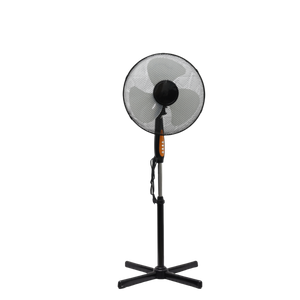 Дешевая цена на заводе с возможностью горячей замены 16-дюймовый X-перекрестный вентилятор с электрической подставкой